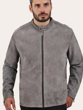 NWT FRYE Rhys Jacket Gray Men's Size XL